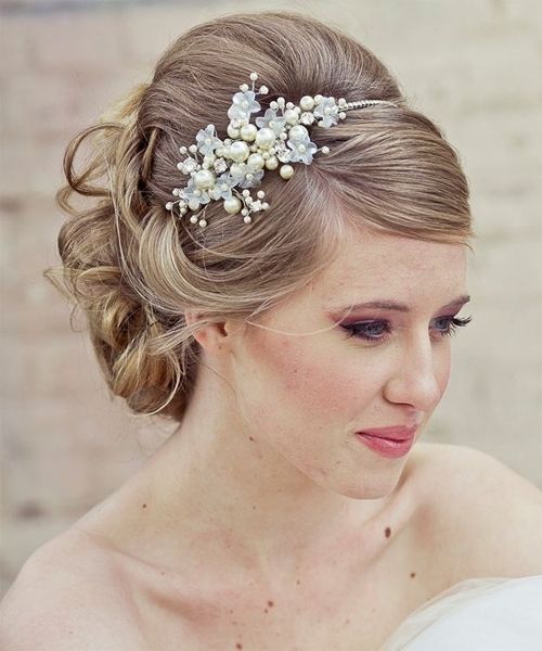 Cute Wedding Hairstyles With Tiara And Pearls | Styles Time Throughout Wedding Hairstyles With Tiara (View 15 of 15)