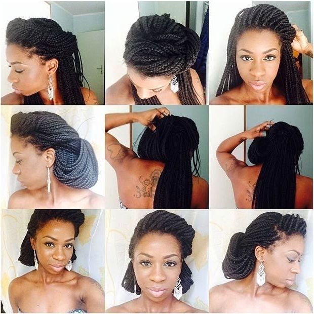 Elegant Box Braid Updo Styles | Find Your Perfect Hair Style Within Wedding Hairstyles With Box Braids (View 12 of 15)