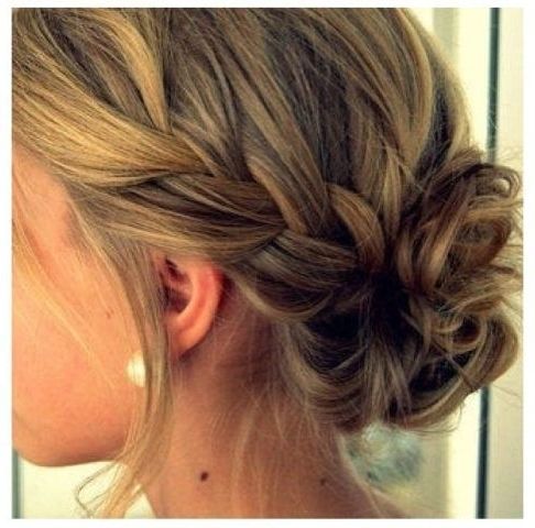 Hairdressing Tips That Can Work For Anyone! | Pinterest | Bridesmaid Pertaining To Wedding Hairstyles For Medium Hair For Bridesmaids (View 1 of 15)