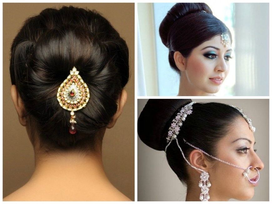 Hairstyles Stepstep For Medium Length Hair Indian Wedding With Simple Indian Wedding Hairstyles For Medium Length Hair (View 3 of 15)