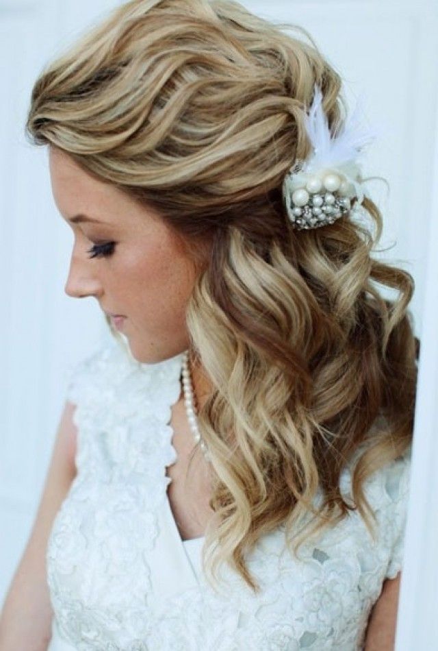 Half Up And Half Down Bridal Hairstyles – Women Hairstyles Regarding Ringlets Wedding Hairstyles (View 6 of 15)