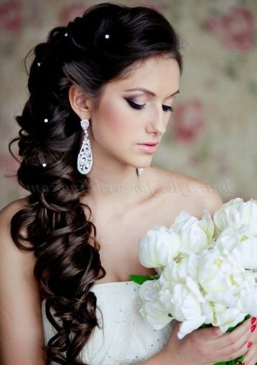 Half Up Wedding Hairstyles – Half Up Half Down Bridal Hairstyle With Wedding Hairstyles For Bride (View 9 of 15)