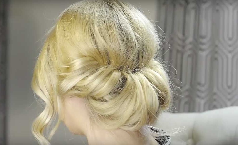 How To Diy Wedding Hair: Roll Up [video] | Equally Wed, Modern Throughout Roll Hairstyles For Wedding (View 1 of 15)