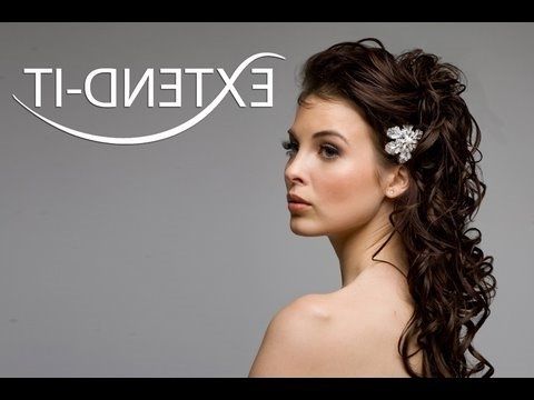 How To Do A Bridal Updo With Extend It Clip In Extensions Pt 2/2 Within Wedding Hairstyles With Extensions (View 9 of 15)