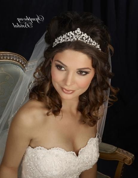 I Really Like This Look For The Belle Style Maybe With The Long In Wedding Hairstyles With Tiara (View 14 of 15)