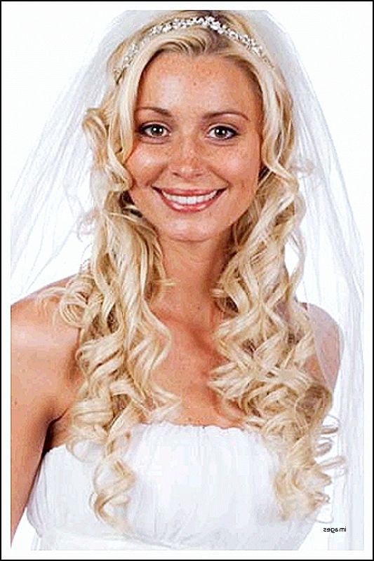 Long Hairstyles: Unique Wedding Hairstyles For Long Hair Down With Throughout Wedding Hairstyles For Long Hair With Veil And Headband (View 14 of 15)