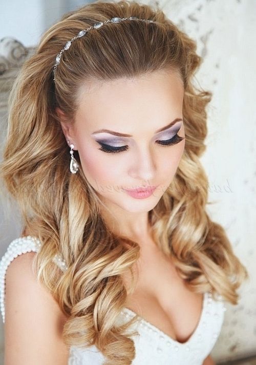 Long Wedding Hairstyles – Wedding Hairstyle With Headband For Wedding Hairstyles With Headband (View 14 of 15)