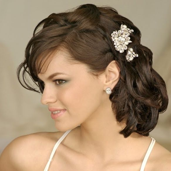 Medium Length Wedding Hairstyles – Hairstyle For Women & Man Regarding Mid Length Wedding Hairstyles (View 11 of 15)