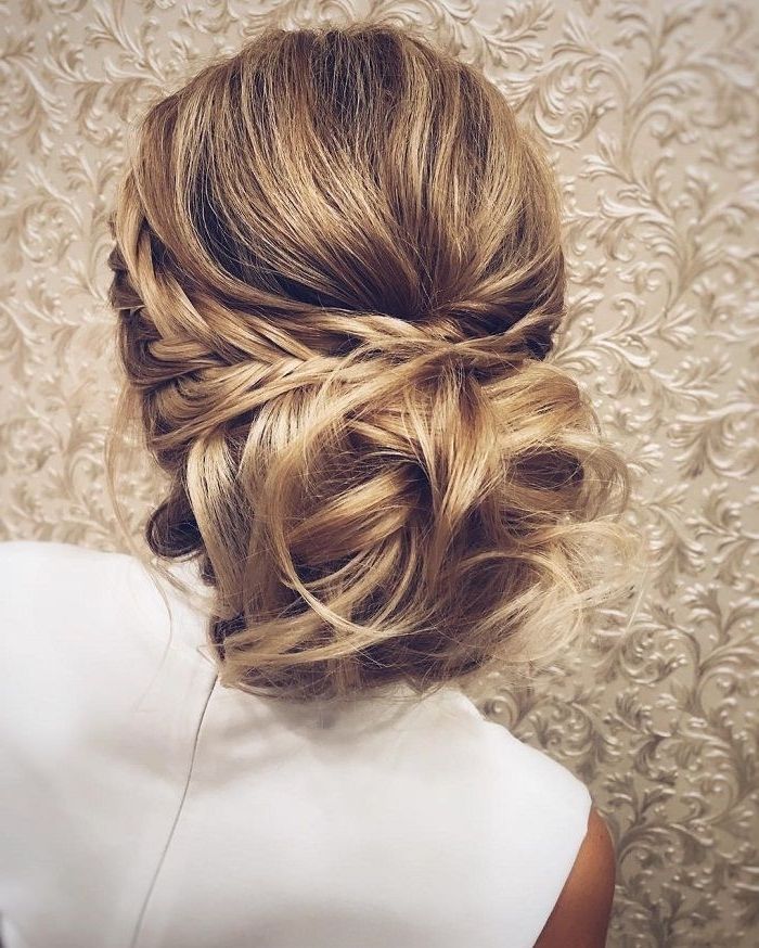 Pinjulia Nikitina On Bridal Updos | Pinterest | Messy Wedding Within Country Wedding Hairstyles For Bridesmaids (View 4 of 15)