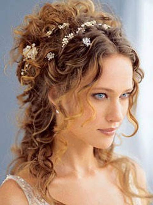 Poisonyaoi: Curly Wedding Hairstyle Pertaining To Wedding Hairstyles For Long Hair With Curls (View 14 of 15)