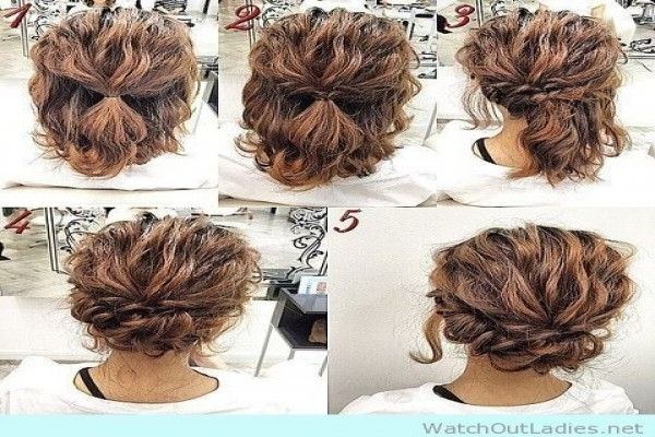 Quick Updo For Long Curly Hair – The Newest Hairstyles Throughout Easy Wedding Hairstyles For Long Curly Hair (View 12 of 15)