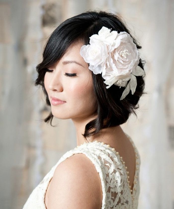 Short Wedding Hairstyles Birdcage Veil – Short Wedding Hairstyles Inside Wedding Hairstyles For Short Hair With Birdcage Veil (View 14 of 15)