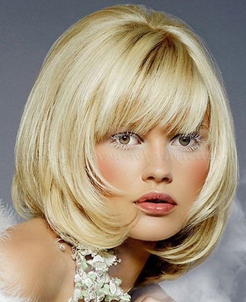 Shoulder Length Wedding Hairstyles – Bob Hairstyle With Fringe Within Wedding Hairstyles For Medium Length Hair With Fringe (View 9 of 15)