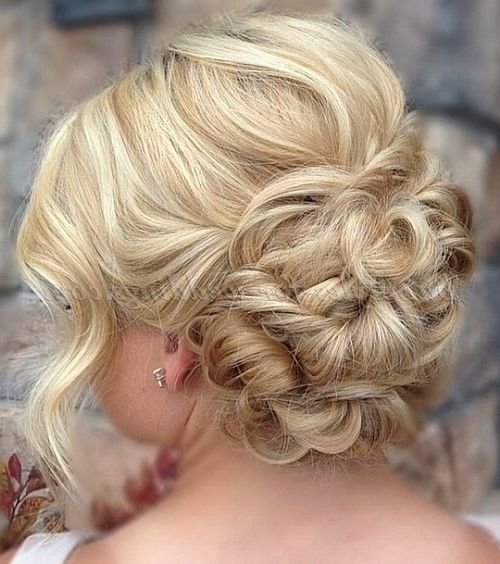 Shoulder Length Wedding Hairstyles – Low Bun Wedding Hairstyle For Regarding Chignon Wedding Hairstyles For Long Hair (View 15 of 15)