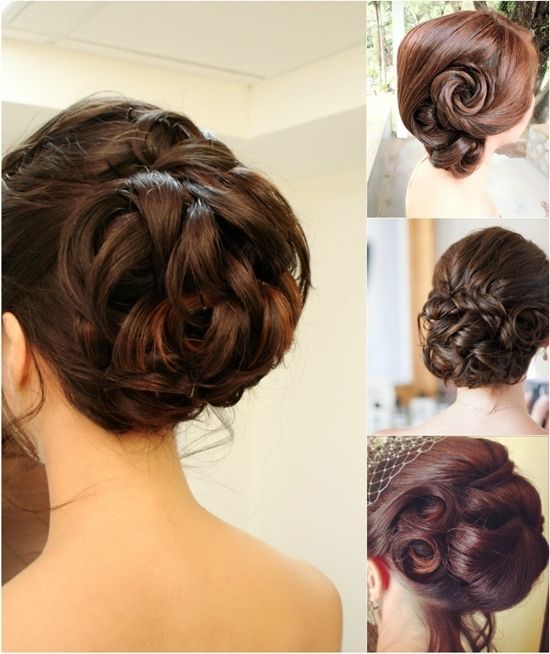 Simple Twisted Updo Bridesmaid Hairstyle  Hairstyles Portal Regarding Simple Wedding Hairstyles For Bridesmaids (View 13 of 15)
