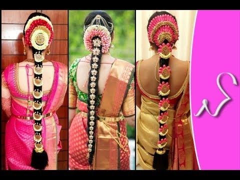 South Indian Bridal Hairstyles For Traditional Wedding – Youtube In Traditional Wedding Hairstyles (View 1 of 15)