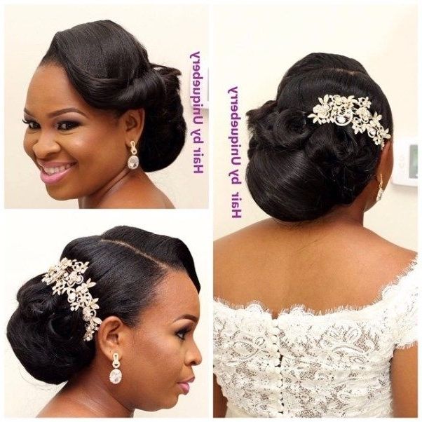 The 42 Best My Bridal Hair Images On Pinterest | Bridal Hairstyles Intended For Nigerian Wedding Hairstyles For Bridesmaids (View 11 of 15)