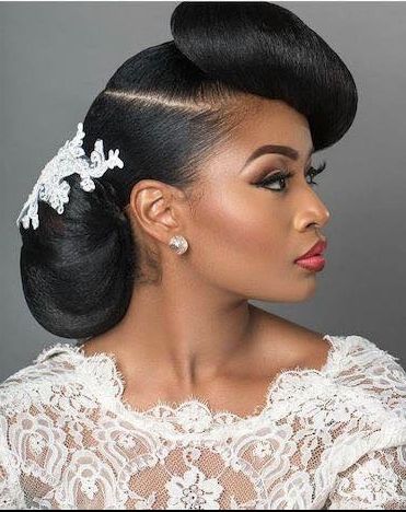 Trending Thursday  Wedding Hairstyles Intended For Nigerian Wedding Hairstyles For Bridesmaids (View 5 of 15)