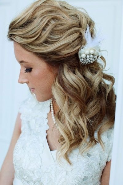 Wavy Wedding Hairstyle Covers Ears – Women Hairstyles Pertaining To Wedding Hairstyles That Cover Ears (View 1 of 15)