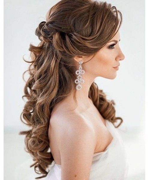 Wedding Hairstyles Curls 45 Best Wedding Hairstyles For Long Hair With Regard To Wedding Hairstyles With Curls (View 8 of 15)