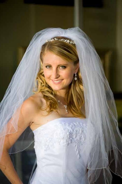 Wedding Hairstyles Down With Veil | Best Wedding Hairs Within Wedding Hairstyles For Long Hair With Veil And Headband (View 10 of 15)