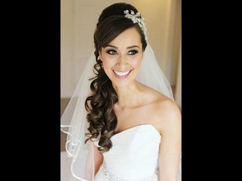 Wedding Hairstyles For Long Hair With Veil And Tiara – Youtube For Wedding Hairstyles For Long Hair With Veil And Tiara (View 1 of 15)
