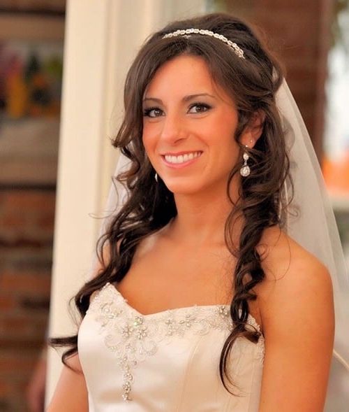 Wedding Hairstyles For Long Hair With Veil | Best Wedding Hairs Inside Wedding Hairstyles For Long Hair Half Up With Veil (View 14 of 15)
