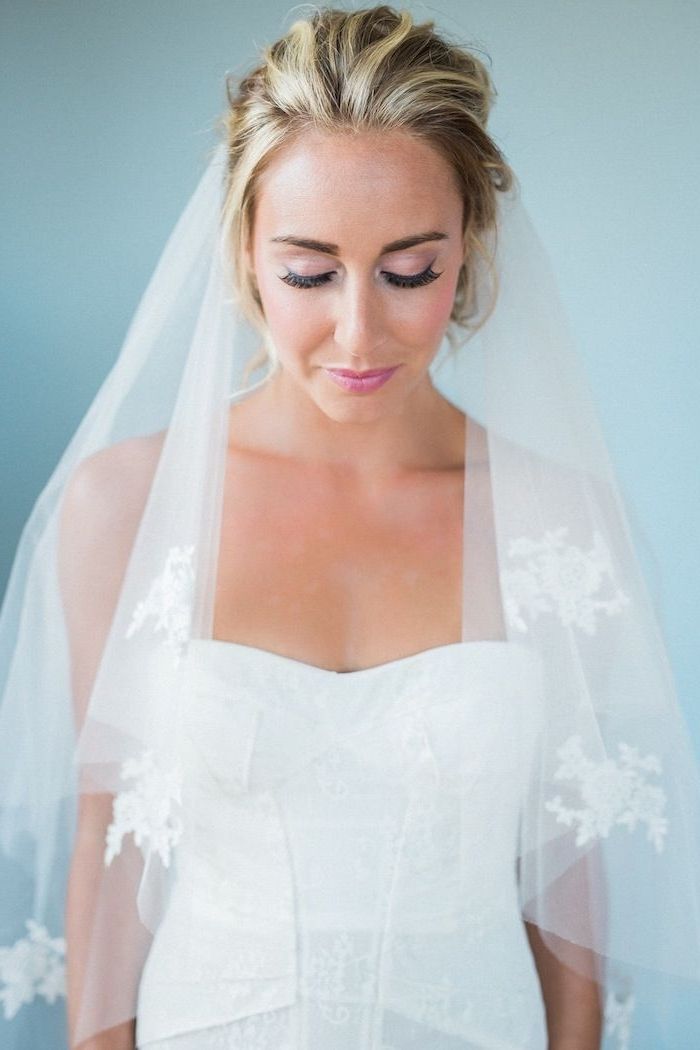 Wedding Hairstyles For Medium Length Hair – Modwedding Intended For Wedding Hairstyles For Medium Length Hair With Veil (View 6 of 15)