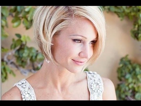 Wedding Hairstyles For Short Hair Bob – Youtube Intended For Wedding Hairstyles For Short Bob Hair (View 8 of 15)