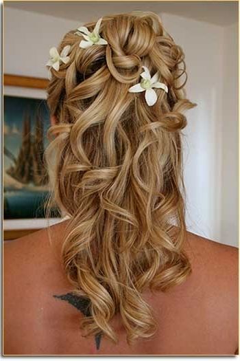 Wedding Hairstyles Half Up Half Down Part 1 | Wedding Hair Styles For Curls Up Half Down Wedding Hairstyles (View 10 of 15)