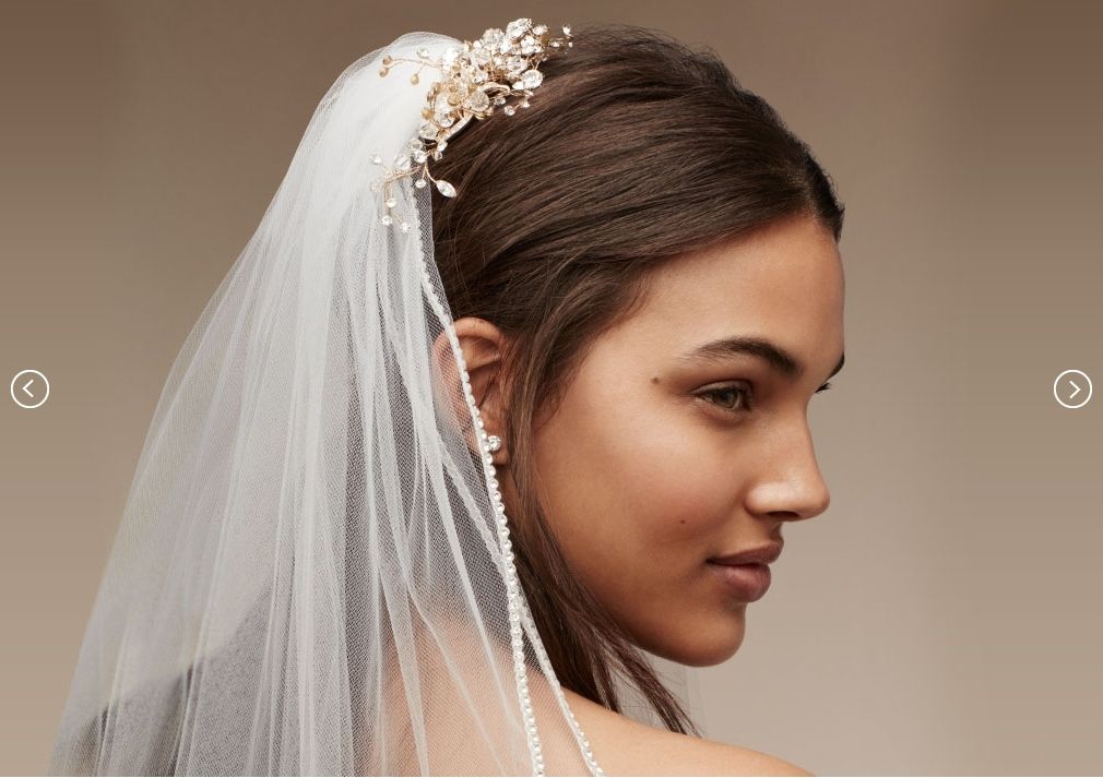 Wedding Headpiece Guide – Veils, Flower Crowns, Accessories Regarding Wedding Hairstyles With Veils (View 15 of 15)