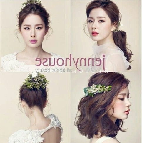 Wedding Korean Hairstyle | Hairs | Pinterest | Hair Style, Wedding For Korean Wedding Hairstyles For Long Hair (View 15 of 15)