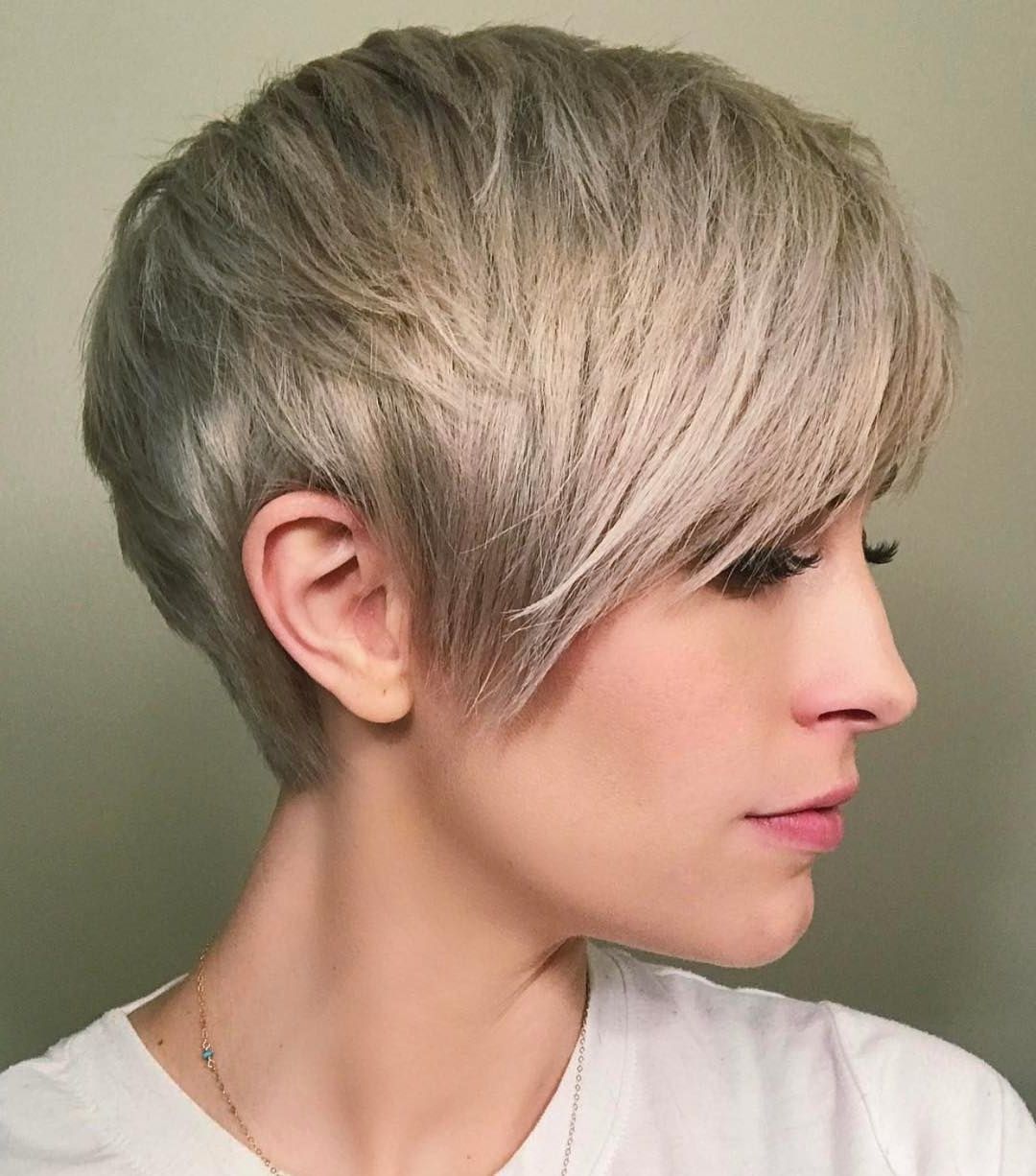 10 Best Short Straight Hairstyle Trends – Women Short Haircut Ideas 2018 For Most Recent Side Parted Blonde Balayage Pixie Haircuts (Photo 7 of 15)