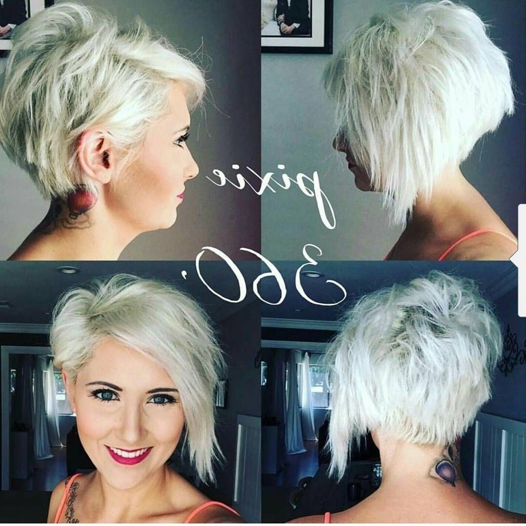 10 Choppy Haircuts For Short Hair In Crazy Colors – Women Hairstyle 2018 Inside Most Popular Choppy Gray Pixie Haircuts (View 12 of 15)