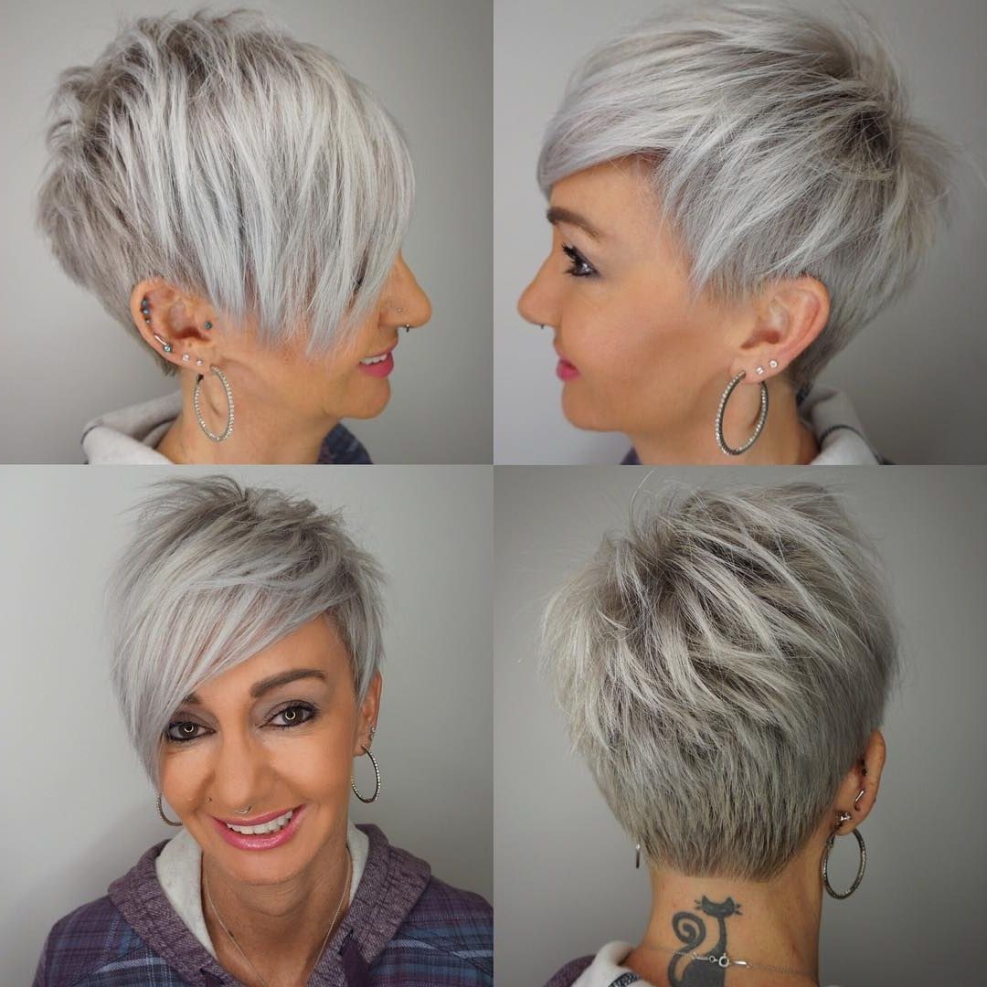10 Edgy Pixie Haircuts For Women, 2018 Best Short Hairstyles Within Most Recently Choppy Gray Pixie Haircuts (Photo 5 of 15)