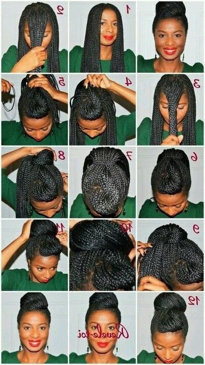10 Tutorials For Natural Hair Updos That Are Perfect For Prom For Most Up To Date Pinned Up Braided Hairstyles (View 6 of 15)