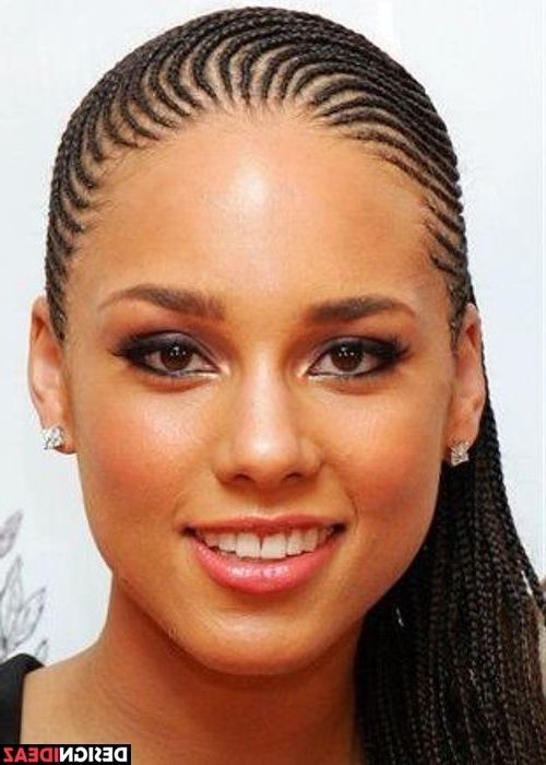 100 Best Black Braided Hairstyles – 2017 Inside Latest Braided Hairstyles For Round Faces (View 11 of 15)