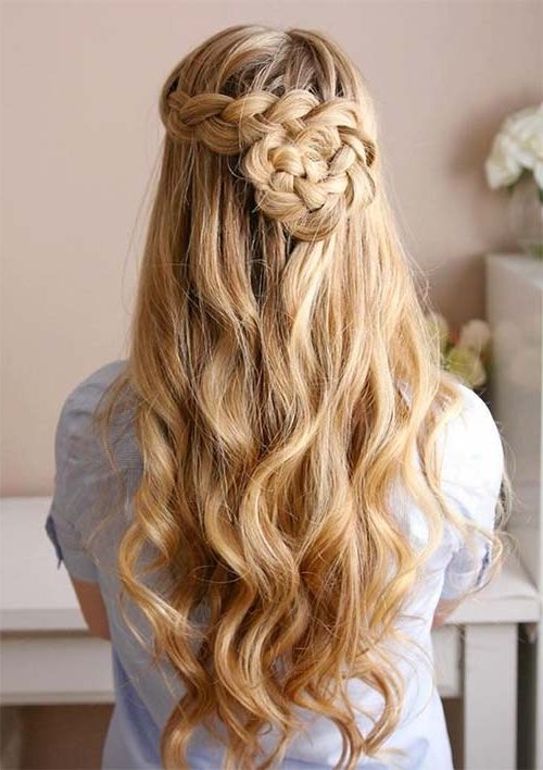 100 Ridiculously Awesome Braided Hairstyles To Inspire You Within Most Recent Braids And Flowers Hairstyles (Photo 14 of 15)