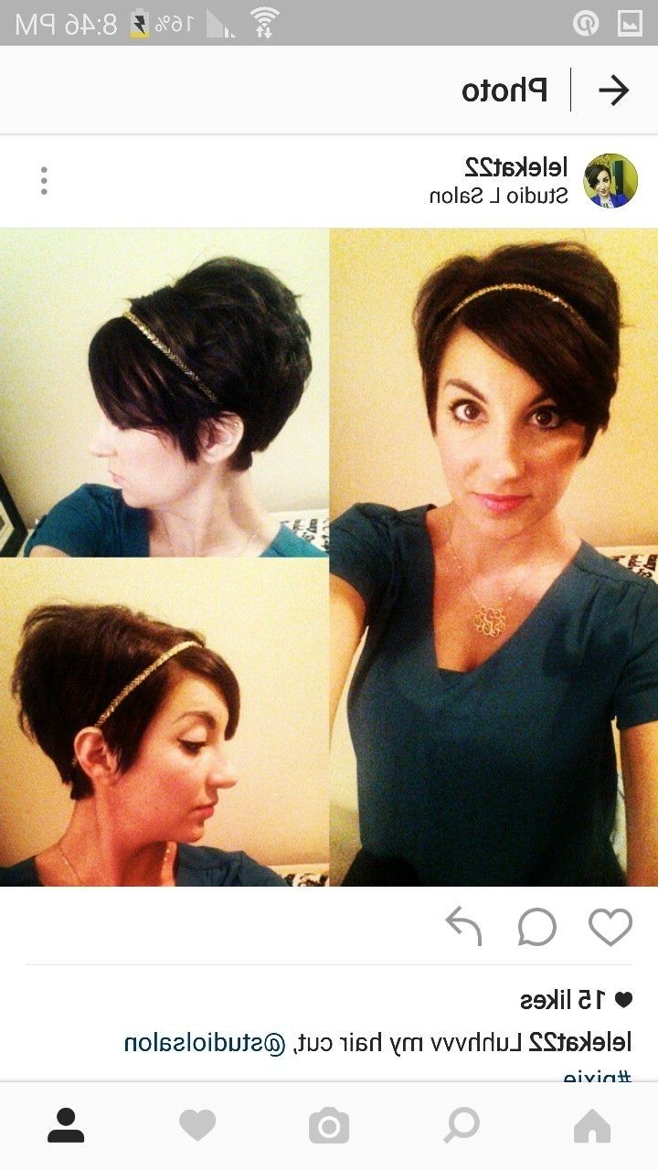 104 Best Hair Images On Pinterest | Hair Cut, Pixie Cuts And Short Regarding Most Current Sassy Undercut Pixie With Bangs (View 11 of 15)
