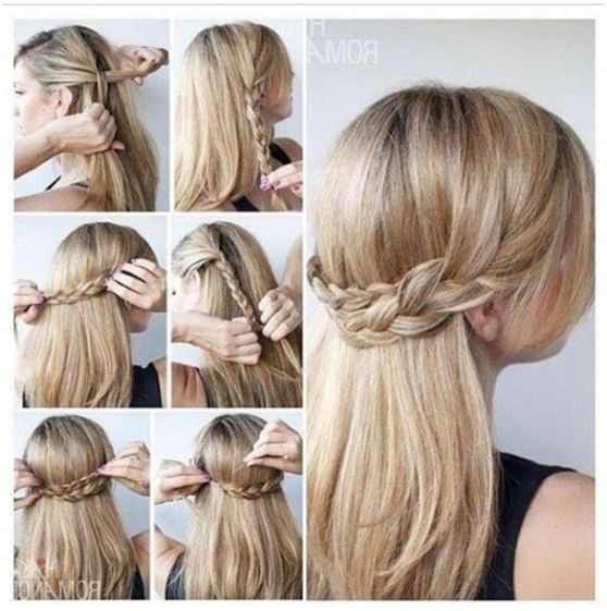11 Easy And Quick Half Up Braid Hairstyles – Pretty Designs For Most Up To Date Quick Braided Hairstyles For Medium Hair (Photo 6 of 15)