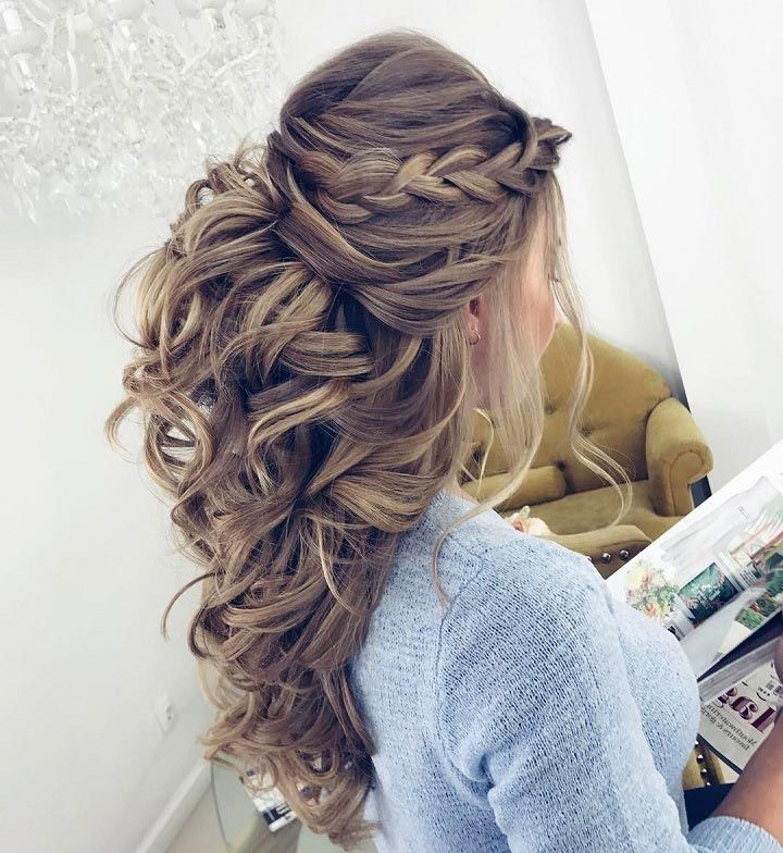 11 Gorgeous Half Up Half Down Hairstyles | Hair Styles For Women Throughout Newest French Braid Hairstyles With Curls (View 15 of 15)