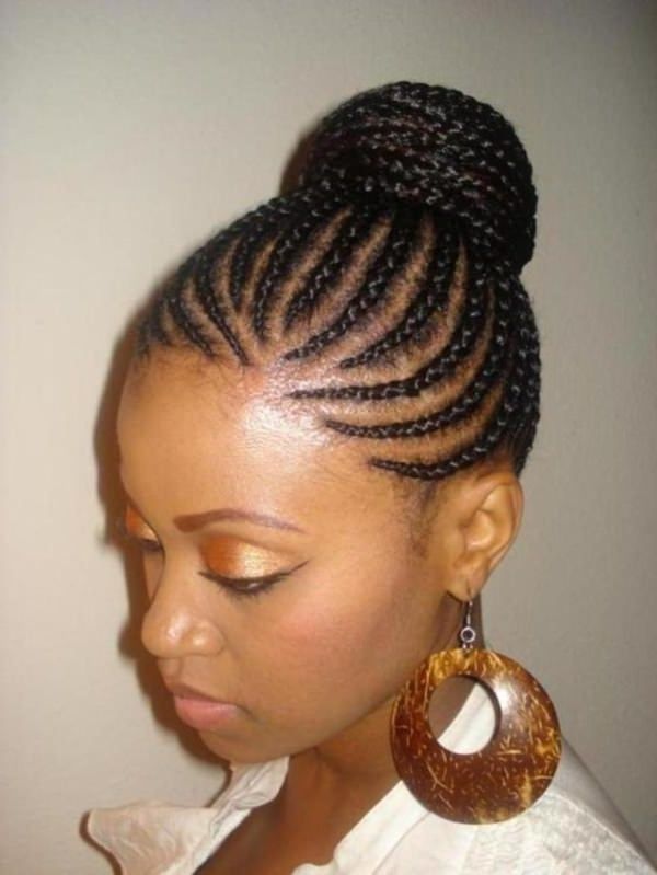 110 Of The Best Black Hairstyles This 2018 – Reachel Pertaining To Latest Cornrows Upstyle Hairstyles (Photo 7 of 15)