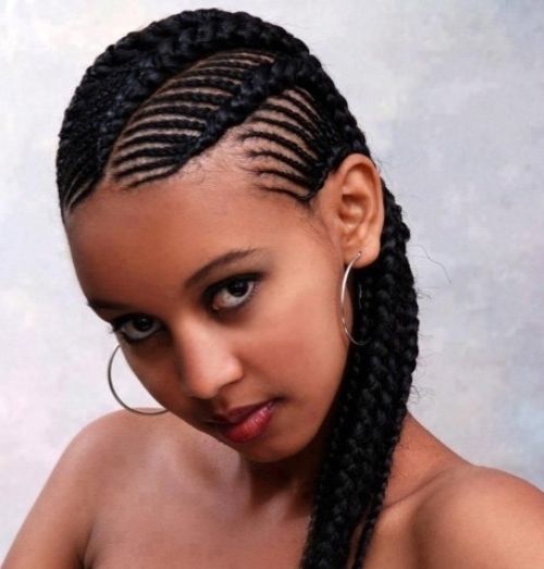 15 Best Braided Hairstyles For Long Faces – Black Braided Hairstyles Intended For Best And Newest Cornrows Hairstyles For Oval Faces (Photo 1 of 15)