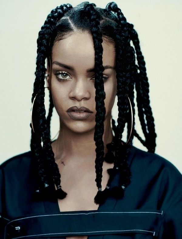 Featured Photo of The 15 Best Collection of Rihanna Braided Hairstyles