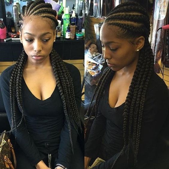15 Simple Cornrow Hairstyles You Just Need To Try For Recent Simple Cornrows Hairstyles (View 7 of 15)