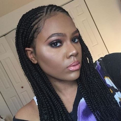 15 Simple Cornrow Hairstyles You Just Need To Try – Information Nigeria Pertaining To Most Up To Date Simple Cornrows Hairstyles (View 15 of 15)