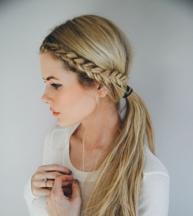 16 Quick And Easy Braided Hairstyles – Style Motivation Pertaining To Best And Newest Easy Braided Hairstyles (View 12 of 15)
