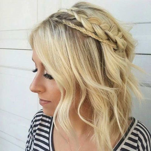 17 Chic Braided Hairstyles For Medium Length Hair | Stayglam In 2018 Braided Hairstyles For Medium Hair (Photo 9 of 15)