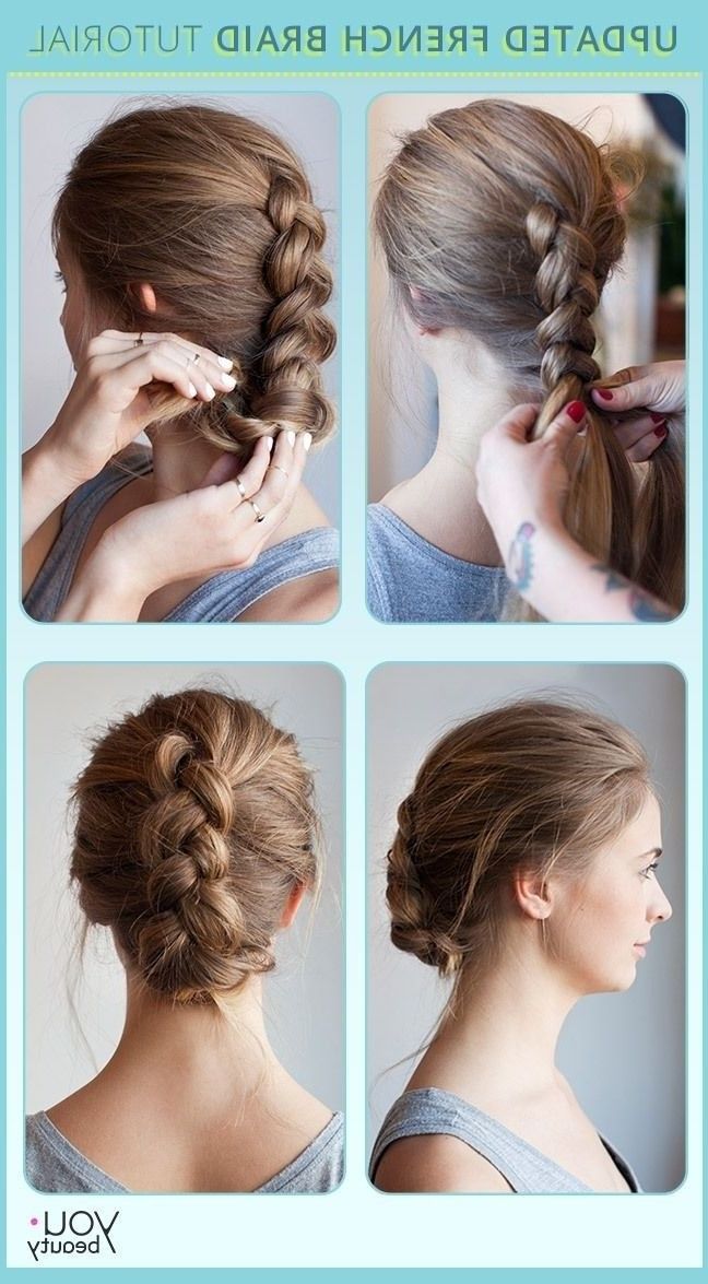 19 Fabulous Braided Updo Hairstyles With Tutorials – Pretty Designs Pertaining To Most Up To Date Braided Updo With Curls (Photo 3 of 15)