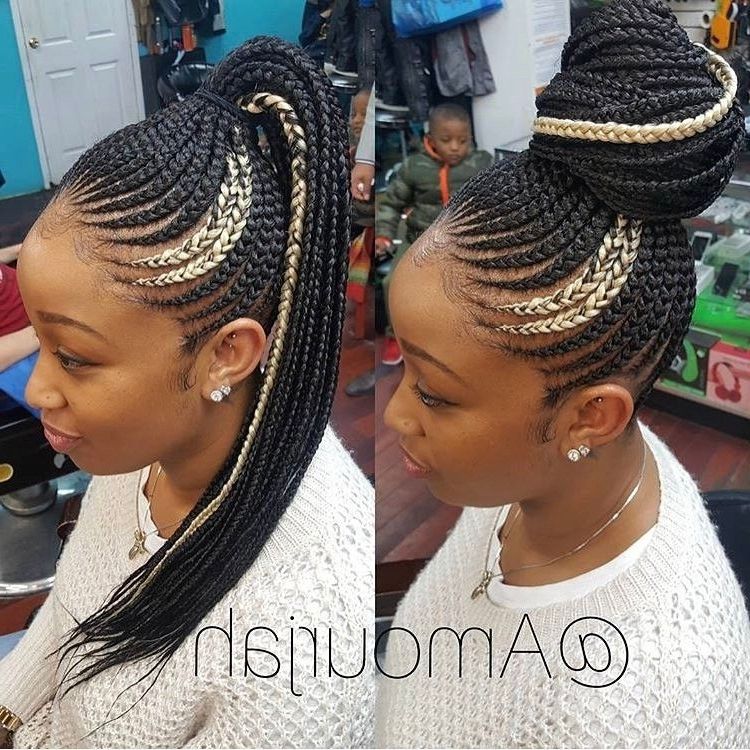 1,946 Likes, 9 Comments – @berrycurly On Instagram: “@amourjah Pertaining To Newest Updo Cornrows Hairstyles (View 7 of 15)